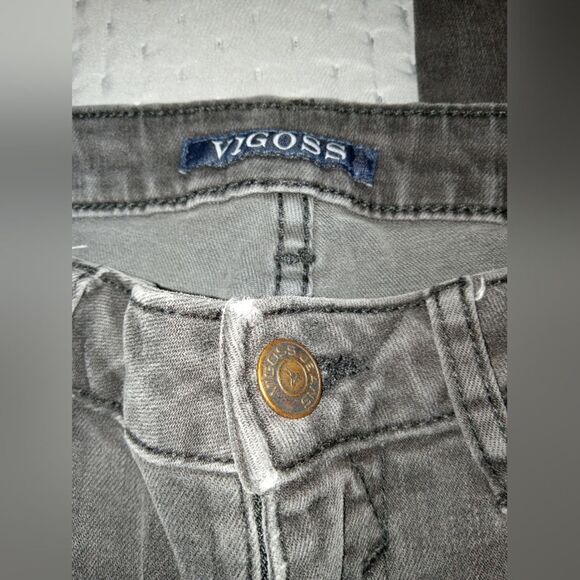 Vigoss " The Jagger , Super Skinny " Dark Gray Jeans - Picture 3 of 10